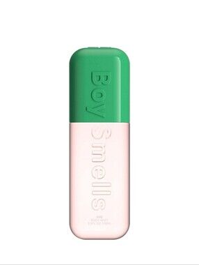 Boy Smells Mini Cucumber